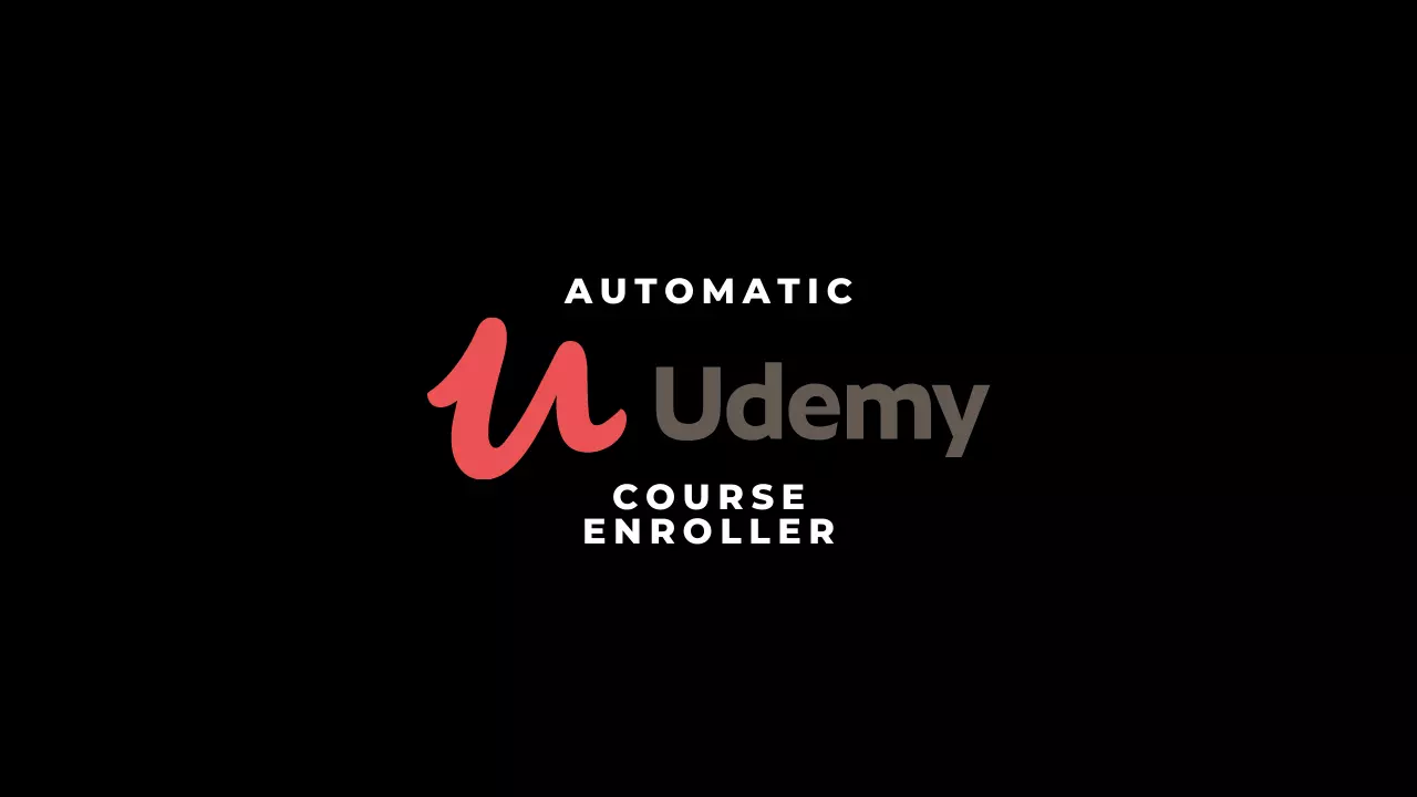Automatic Udemy Course Enroller